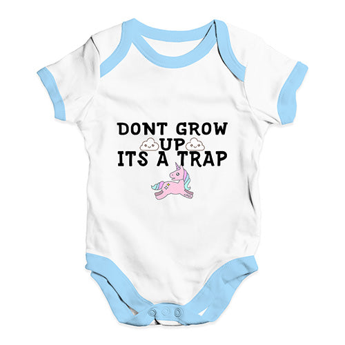 It's A Trap Unicorn Baby Unisex Baby Grow Bodysuit