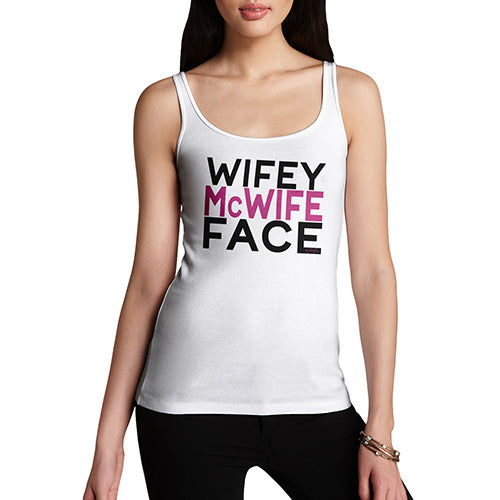 Wifey McWife Face Women's Tank Top