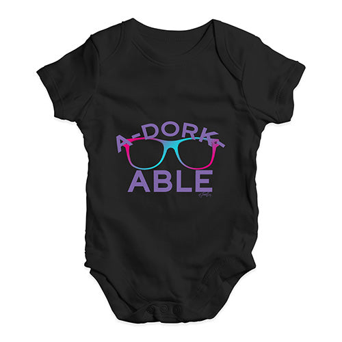 A-Dorkable Baby Unisex Baby Grow Bodysuit