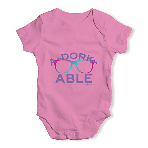 A-Dorkable Baby Unisex Baby Grow Bodysuit