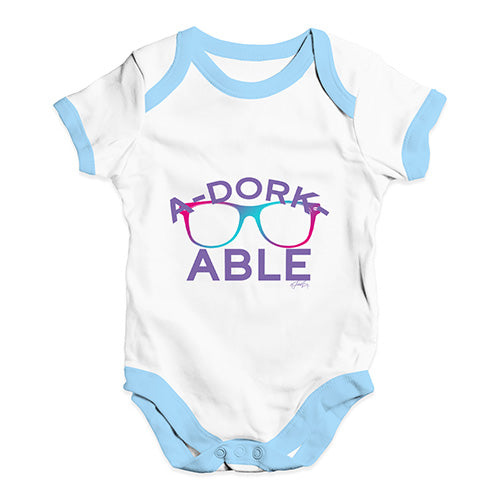 A-Dorkable Baby Unisex Baby Grow Bodysuit