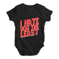 I Hate You The Least Baby Unisex Baby Grow Bodysuit