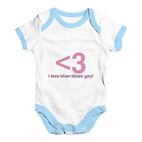 I Heart You <3 Baby Unisex Baby Grow Bodysuit