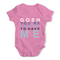 Gosh You're Lucky To Have Me Baby Unisex Baby Grow Bodysuit