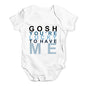 Gosh You're Lucky To Have Me Baby Unisex Baby Grow Bodysuit