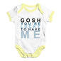 Gosh You're Lucky To Have Me Baby Unisex Baby Grow Bodysuit