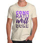 Congratuwelldone Purple Men's T-Shirt