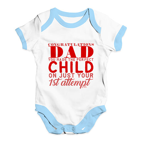 Congratulations Dad You Made The Perfect Child Baby Unisex Baby Grow Bodysuit