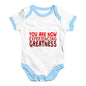 You Are Now Experiencing Greatness Baby Unisex Baby Grow Bodysuit