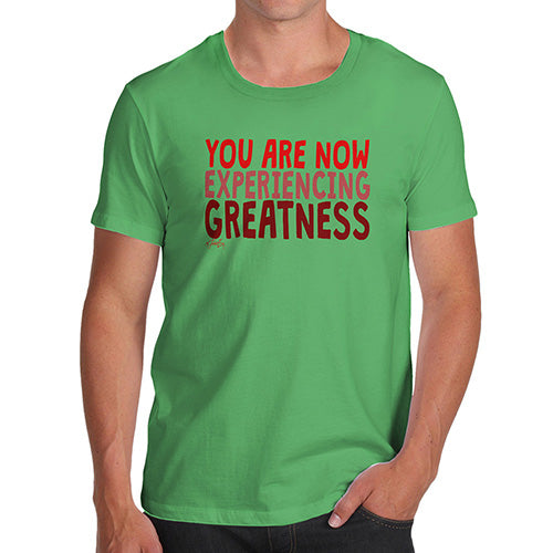 You Are Now Experiencing Greatness Men's T-Shirt