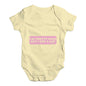 I'm Pretty Cool But I Cry A Lot Baby Unisex Baby Grow Bodysuit