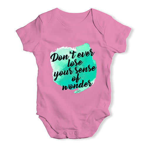 Don't Lose Your Sense Of Wonder Baby Unisex Baby Grow Bodysuit