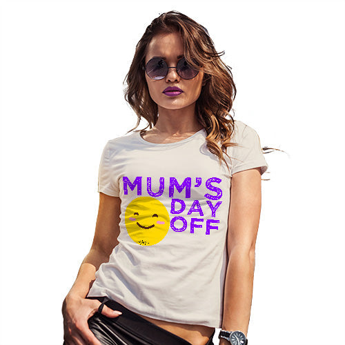 Novelty T Shirt Mum's Day Off Women's T-Shirt X-Large Natural