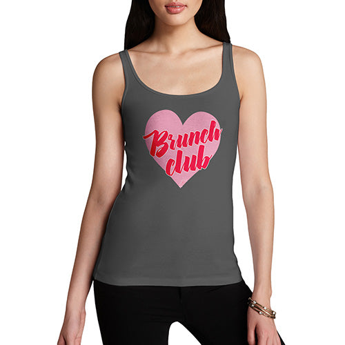 Funny Tank Top For Mom Brunch Club Women's Tank Top X-Large Dark Grey