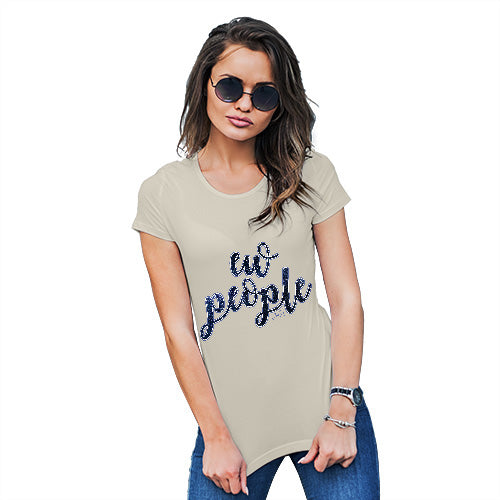 Womens T-Shirt Funny Geek Nerd Hilarious Joke Ew People Women's T-Shirt Small Natural