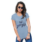 Funny Tee Shirts For Women Ew People Women's T-Shirt Medium Sky Blue