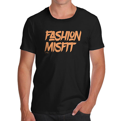 Funny Tee For Men Fashion Misfit Men's T-Shirt X-Large Black