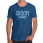 Mens T-Shirt Funny Geek Nerd Hilarious Joke Groom Vibes Men's T-Shirt X-Large Royal Blue