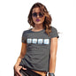 Womens Funny T Shirts Keyboard Nerd Women's T-Shirt Large Dark Grey