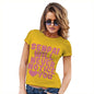 Womens Novelty T Shirt Christmas Senpai Will Never Notice You Women's T-Shirt Small Yellow