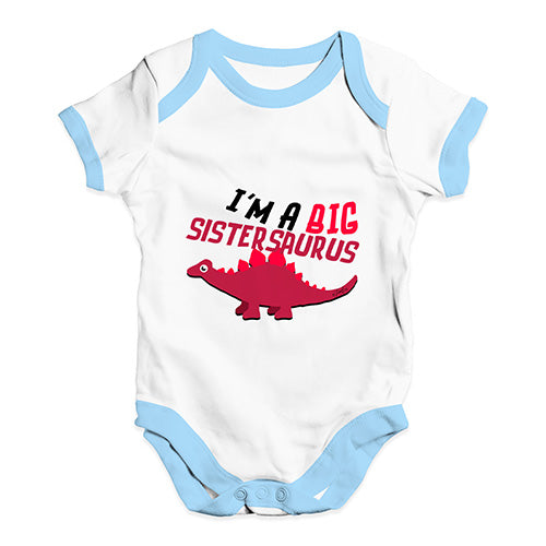 Big Sistersaurus Baby Unisex Baby Grow Bodysuit