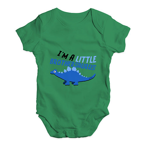 Little Brothersaurus Baby Unisex Baby Grow Bodysuit