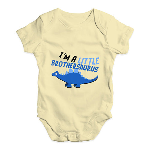 Little Brothersaurus Baby Unisex Baby Grow Bodysuit