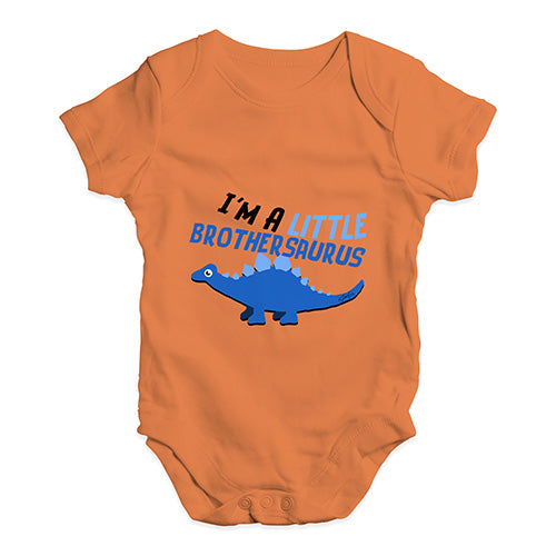 Little Brothersaurus Baby Unisex Baby Grow Bodysuit