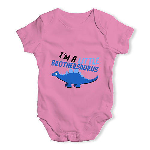 Little Brothersaurus Baby Unisex Baby Grow Bodysuit