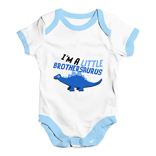 Little Brothersaurus Baby Unisex Baby Grow Bodysuit