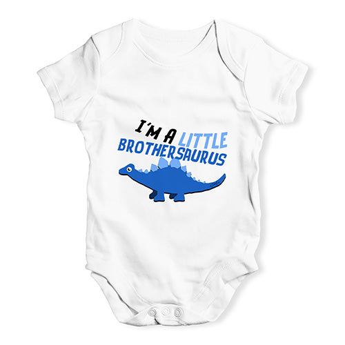 Little Brothersaurus Baby Unisex Baby Grow Bodysuit