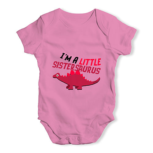 Little Sistersaurus Baby Unisex Baby Grow Bodysuit