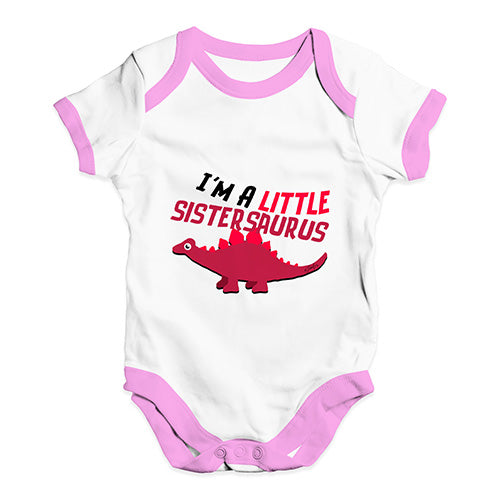 Little Sistersaurus Baby Unisex Baby Grow Bodysuit