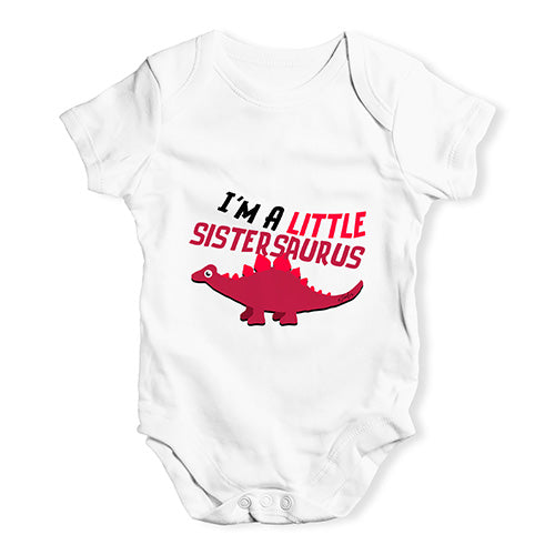 Little Sistersaurus Baby Unisex Baby Grow Bodysuit