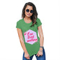 T-Shirt Funny Geek Nerd Hilarious Joke One Tired Mutha Women's T-Shirt Small Green