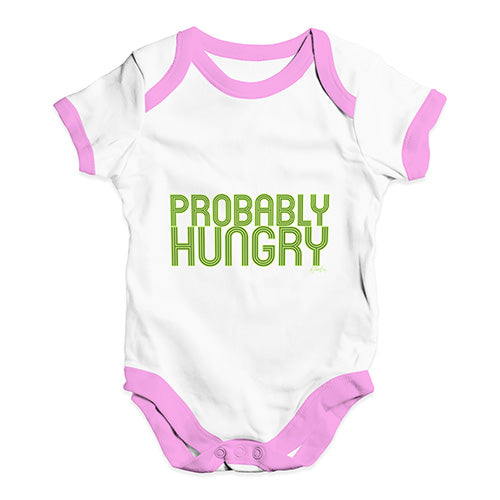 Probably Hungry Baby Unisex Baby Grow Bodysuit