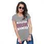 Novelty T Shirt Qualified Mum Dancer Women's T-Shirt Small Light Grey