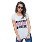 Funny T-Shirts For Women Qualified Mum Dancer Women's T-Shirt Medium White