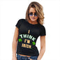 St Patricks Day I Think I'm Irish Women's T-Shirt 