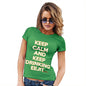 Keep Calm And Keep Drinking Eejit Women's T-Shirt 