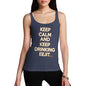 Keep Calm And Keep Drinking Eejit Women's Tank Top