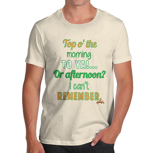 Top o' The Morning To You St. Patrick's Day  Men's T-Shirt