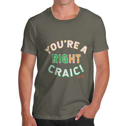 St Patricks Day You're A Right Craic Men's T-Shirt