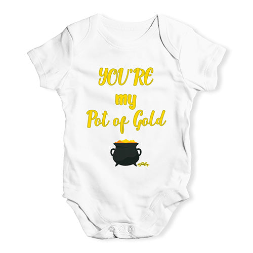 ST Patricks Day Your My Pot Of Gold Baby Unisex Baby Grow Bodysuit