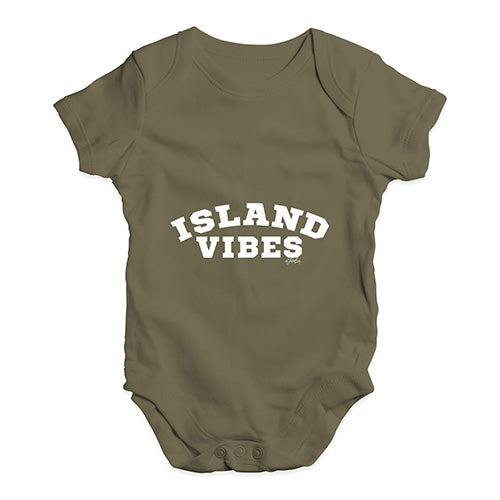 Island Vibes Baby Unisex Baby Grow Bodysuit