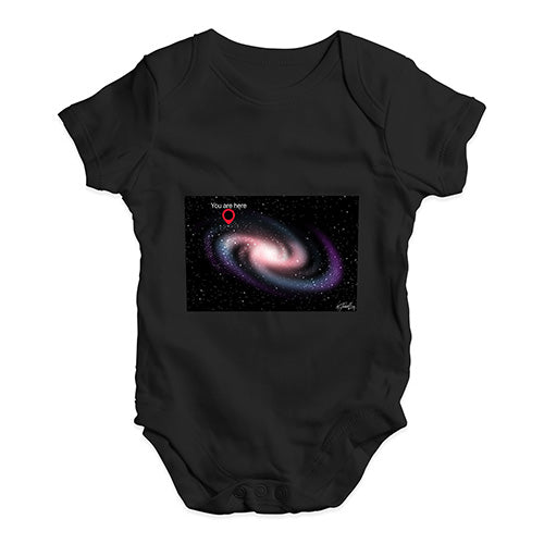 You Are Here Milky Way Baby Unisex Baby Grow Bodysuit