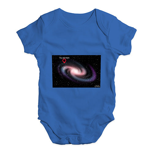 You Are Here Milky Way Baby Unisex Baby Grow Bodysuit