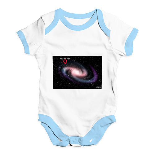 You Are Here Milky Way Baby Unisex Baby Grow Bodysuit