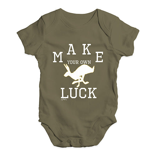 Make Your Own Luck Baby Unisex Baby Grow Bodysuit