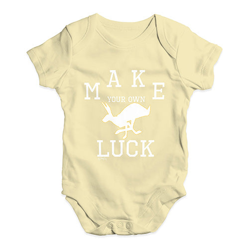 Make Your Own Luck Baby Unisex Baby Grow Bodysuit